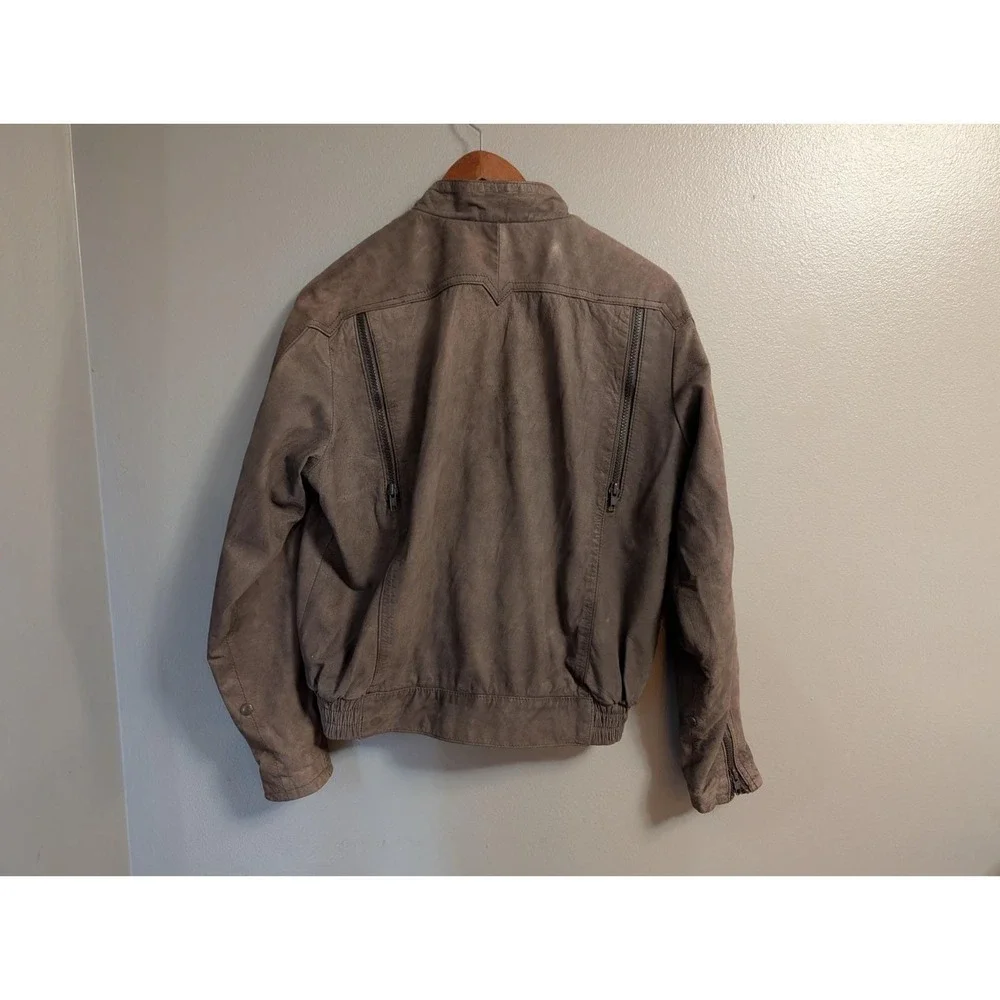 Vintage Hein Gericke Leather Jacket Cafe Racer Bomber Coat Mens Size US S EUR 36